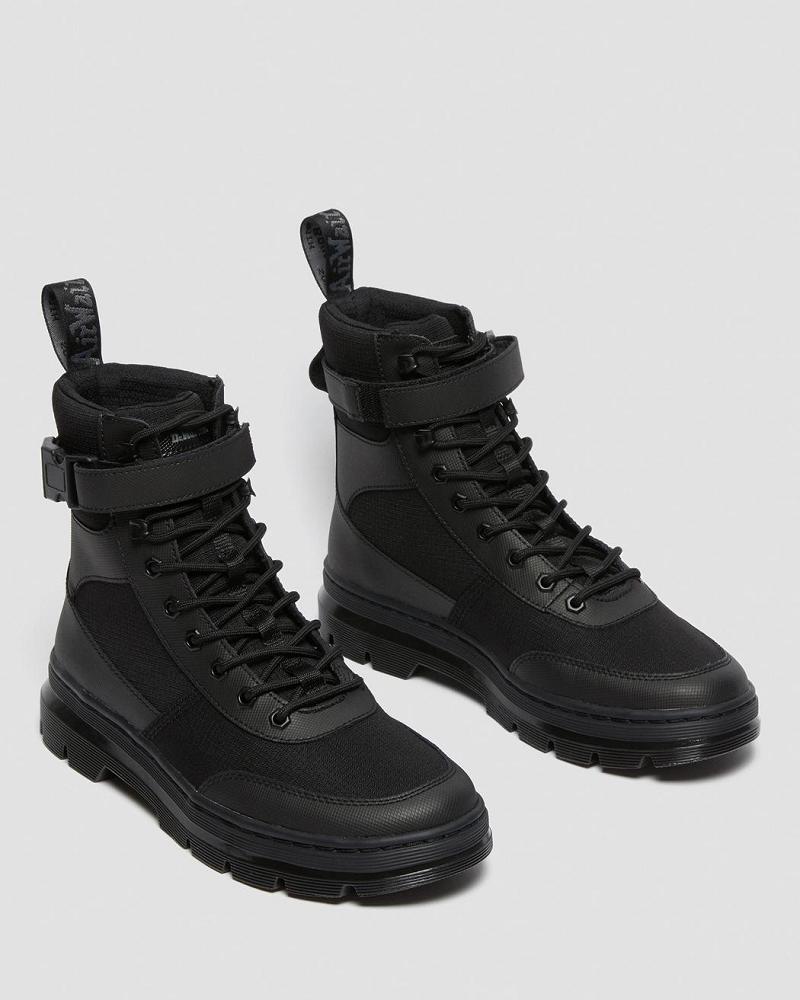 Botas Casuales Dr Martens Combs Tech Poly Hombre Negros | MX 33YXF